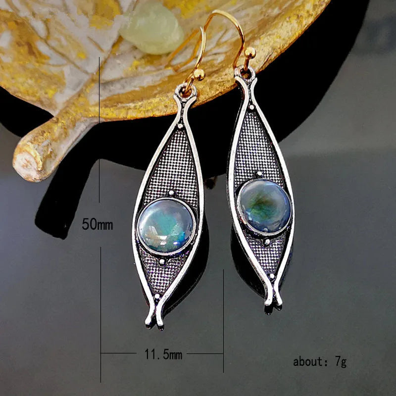 Boho Tropical Green Enamel Coconut Leaf Pearl Drop Earrings For Women Jewelry Statement Brincos Gold Dangle Earings Mujer Bijoux