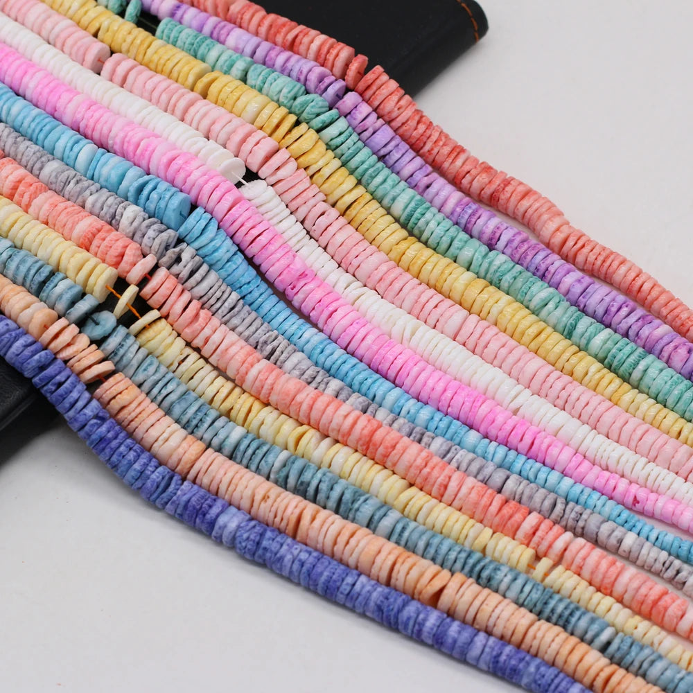 Natural Mother Of Pearl Shell Isolation Beads For Jewelry Making DIY Necklace Bracelet Earring Handiwork Sewing Craft Accessory