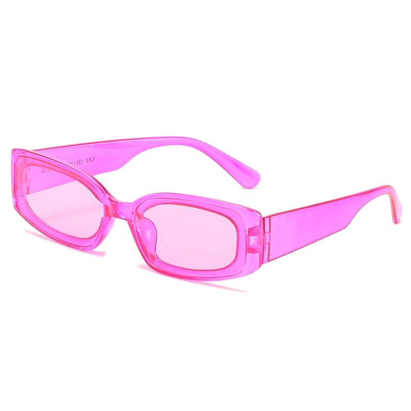 DYTYMJ Vintage Cat Eye Sunglasses Women Square Sunglasses for Women Luxury Brand Designer Sunglasses Retro Pink Shades Glasses