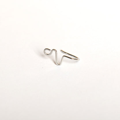 1pcs Copper Wire Spiral Fake Piercing Nose Ring  Gold Silver Color Clip Nose Ring Also Can Be Ear Clip Cuff Jewelry