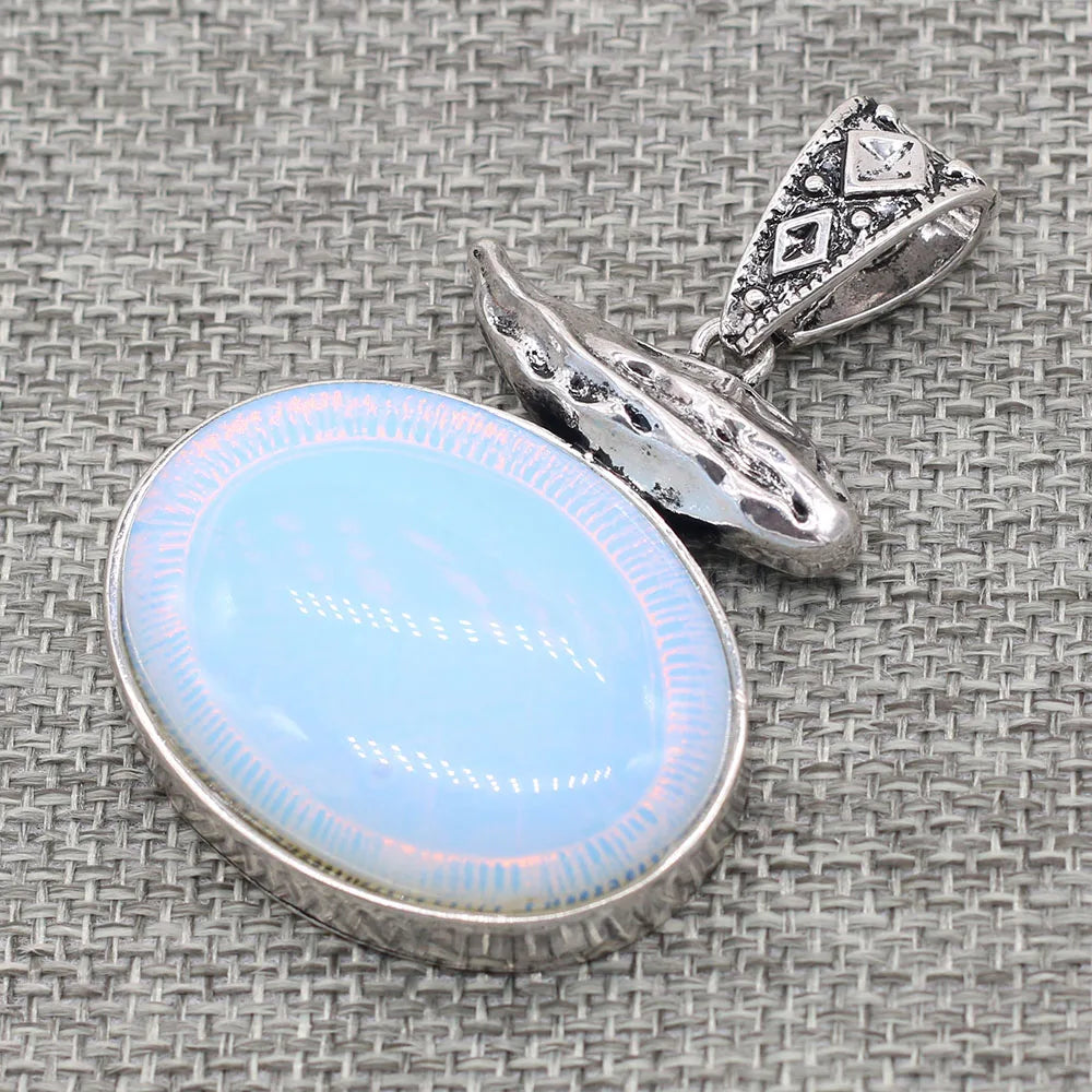 2024 New Natural Stone Abalone Shell Charms Boho Rose Quartzs Agates Pendant for Women Jewelry Making DIY Necklace Accessories