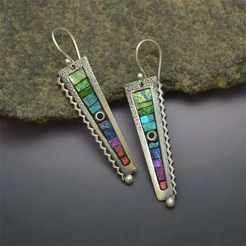 Boho Tropical Green Enamel Coconut Leaf Pearl Drop Earrings For Women Jewelry Statement Brincos Gold Dangle Earings Mujer Bijoux