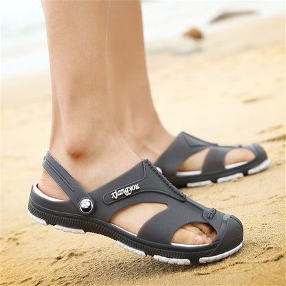 Cool Summer Sandals Men Breathable Outdoor Walking Shoes Male Antiskid Sport Slippers Quick Dry Beach Sandals for Surfing Sea