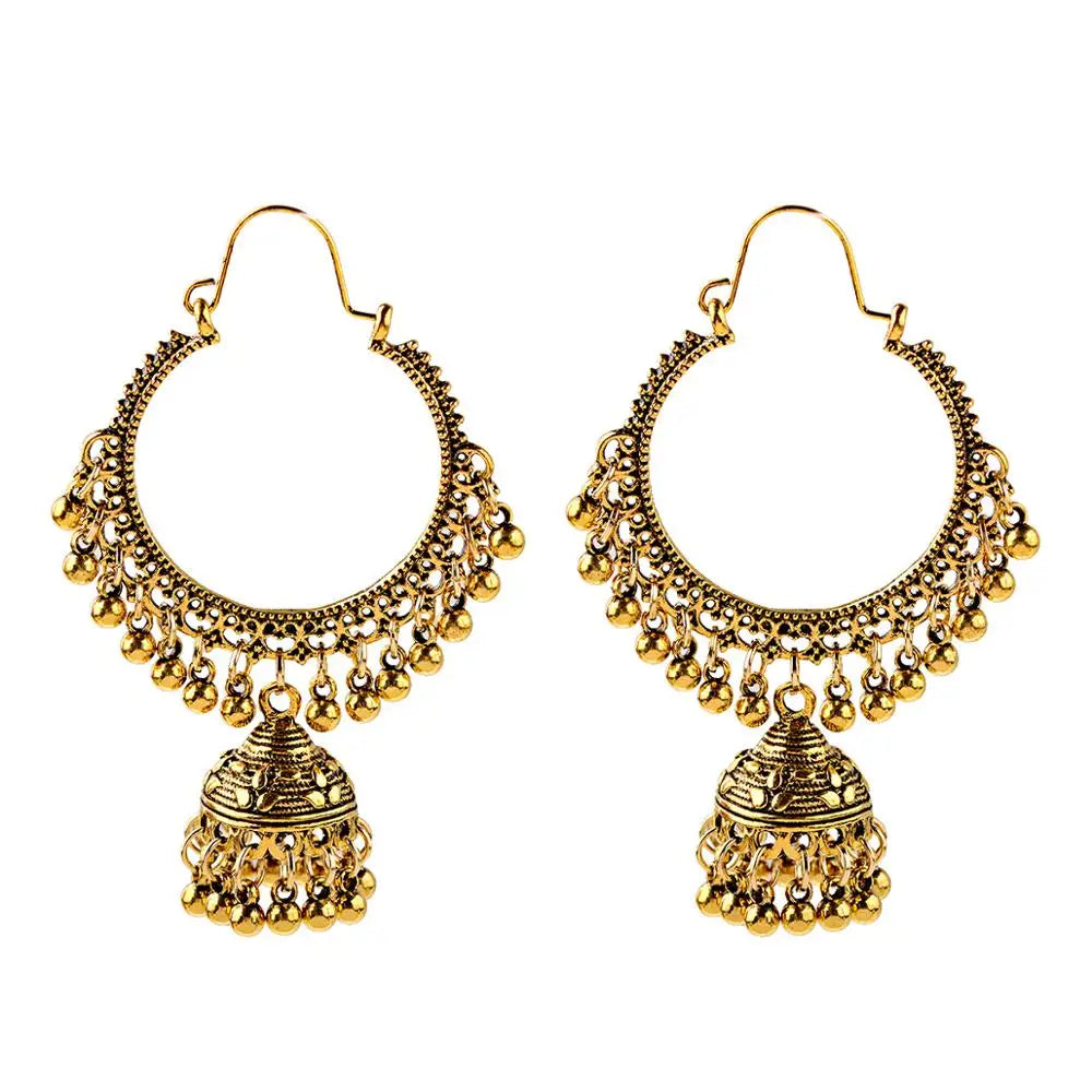 Pendientes Kolczyki Earrings For Women Hanging Earring Boho Accessories For Jewelry Indian Jhumka Ear Rings Beads Pearl Brinco