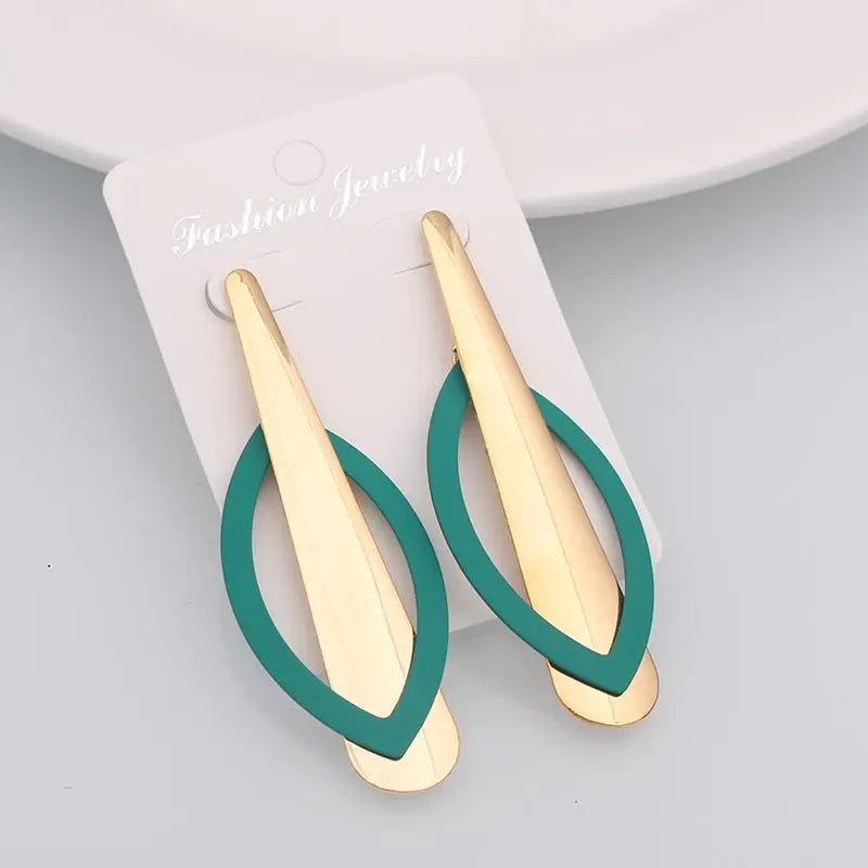 Red Earrings for Women Vintage Big Statement Long Dangle Earrings Wedding Bridal Boho Trendy Earrings Fashion Jewelry 2019
