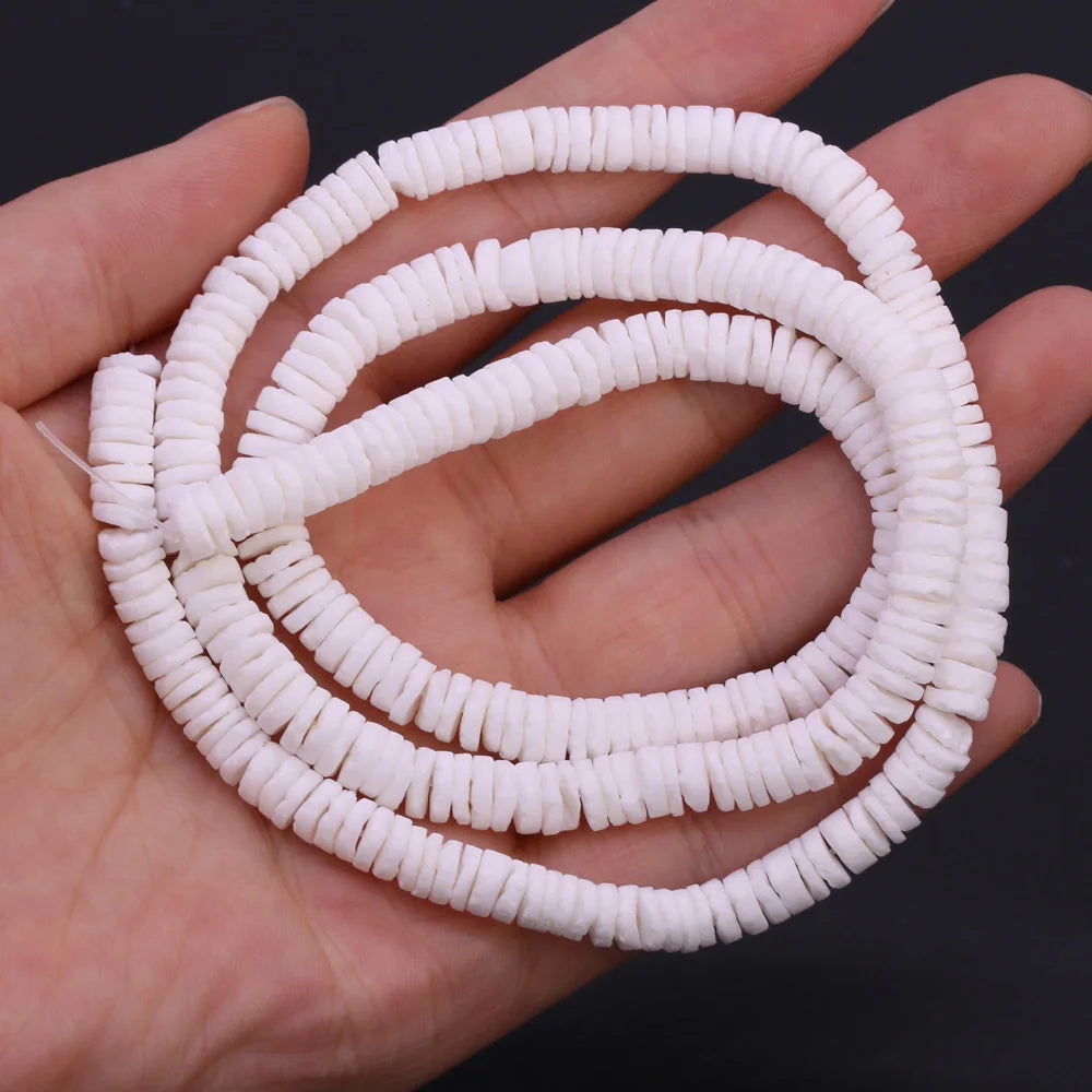Natural Mother Of Pearl Shell Isolation Beads For Jewelry Making DIY Necklace Bracelet Earring Handiwork Sewing Craft Accessory