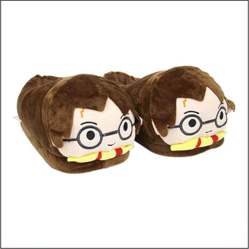 2020 Winter Plush Slippers Women's Soft Warm House Flat Slides Ladies Cute Cartoon Shoes Bedroom Non-Slip Home Snug Sneakers - Charlie Dolly