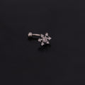1Pc 1.6x8mm Eyebrow  Daith Snug Ring Piercing Curved Barbell Tragus Forward Helix Piercings for Women Men Rook Earrings Piercing - Charlie Dolly