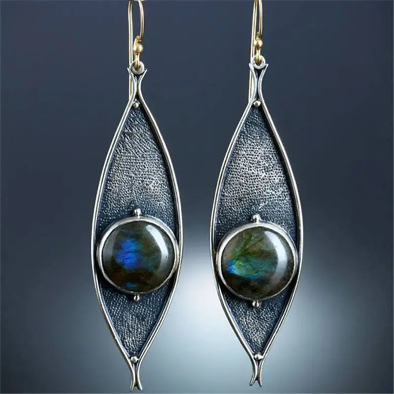 Boho Tropical Green Enamel Coconut Leaf Pearl Drop Earrings For Women Jewelry Statement Brincos Gold Dangle Earings Mujer Bijoux