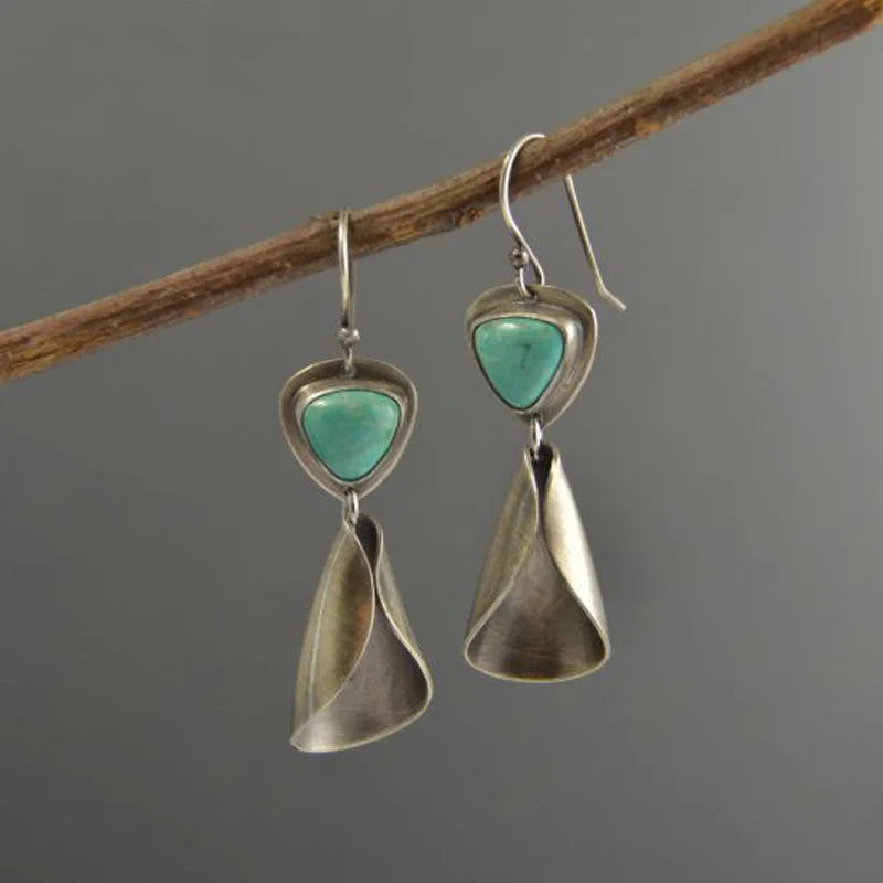 Boho Tropical Green Enamel Coconut Leaf Pearl Drop Earrings For Women Jewelry Statement Brincos Gold Dangle Earings Mujer Bijoux