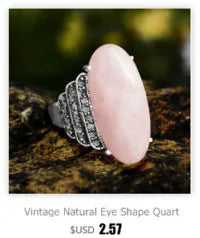 Oval Amethysts Earrings For Women Tibetan Silver Natural Stone Rose Quartz Lapis Lazuli Tiger Eye Fashion Earring