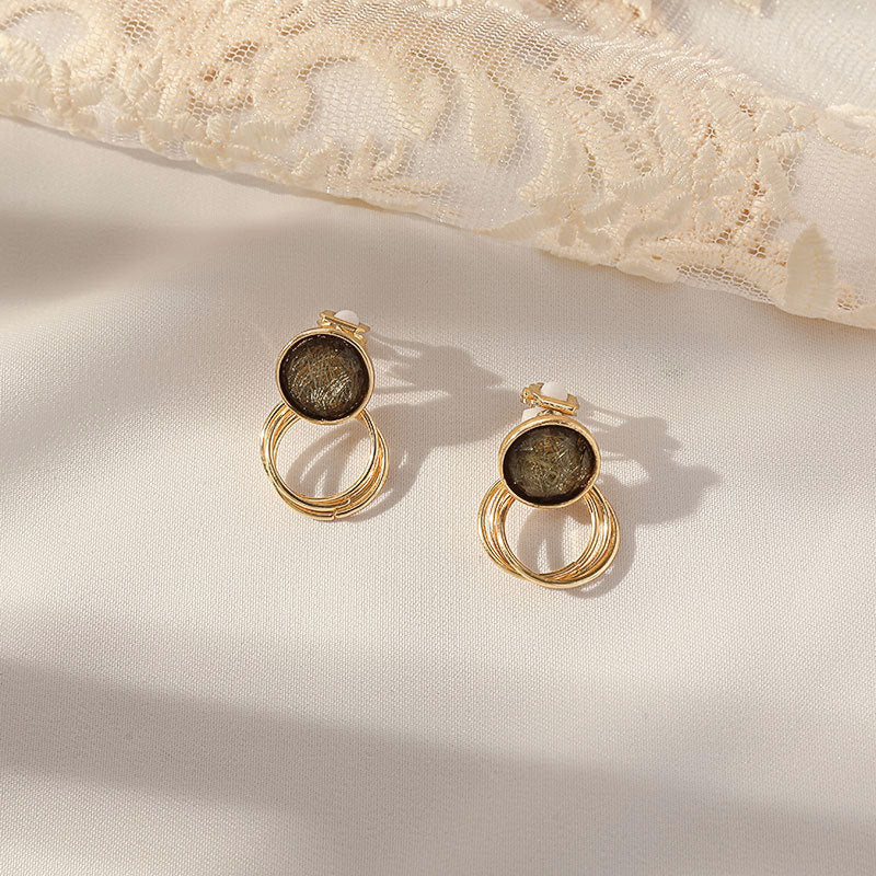 Ear Clips Without Pierced Ears Female Temperament Long Simple Ear Jewelry Thin Earrings Temperament Fashionable Exquisite - Charlie Dolly