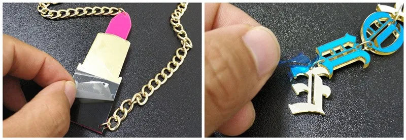 KUGUYS Dagger Knife with Blood Drop Earrings for Women Halloween Jewelry Gothic Acrylic Accessories - Charlie Dolly