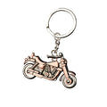 Cool Metal Motorcycle Keychain Miniature Simulation Motorcycle Keyring Men Car Key Chain Ring Holder Bag Pendant  Accessories - Charlie Dolly