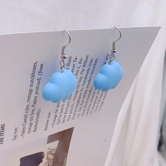 Fashion Cute Sweet Summer Cloud Drop Earrings Punk Jewelry For Cool Women Girl Friendship Gifts - Charlie Dolly