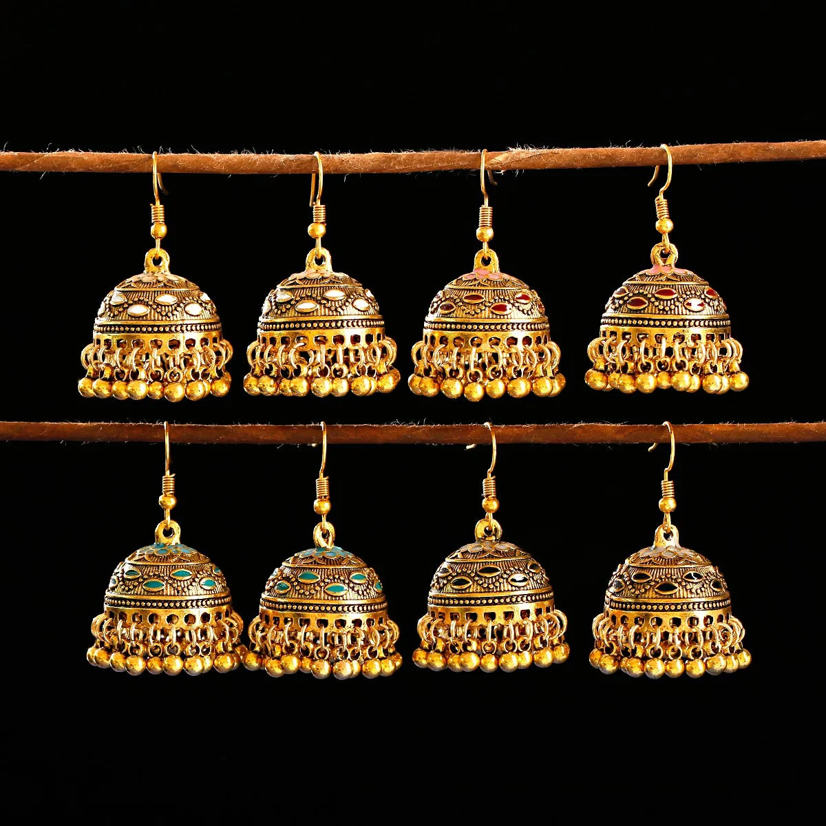 Pendientes Kolczyki Earrings For Women Hanging Earring Boho Accessories For Jewelry Indian Jhumka Ear Rings Beads Pearl Brinco