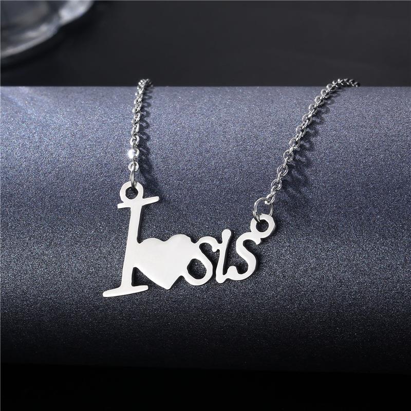 Lightning Pendant Necklace Chain 304 Stainless Steel Necklace for Women Men Party Ornament Jewelry Gift - Charlie Dolly