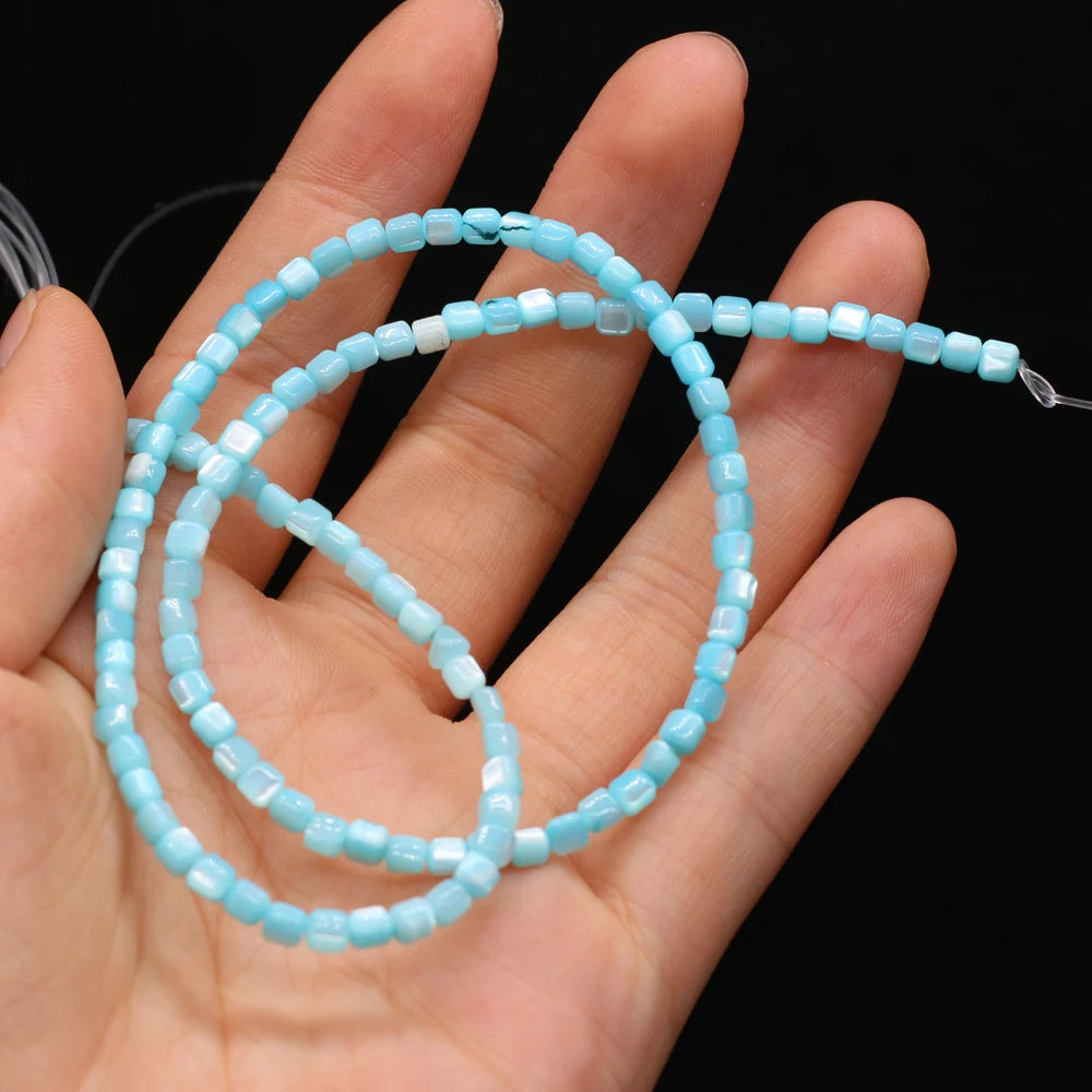 Natural Stone Sea Shell Multi-color Loosely Spaced Beads Can Be Used For DIY Bracelets, Necklaces, Earrings, Jewelry Making