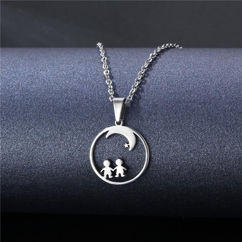 Lightning Pendant Necklace Chain 304 Stainless Steel Necklace for Women Men Party Ornament Jewelry Gift - Charlie Dolly