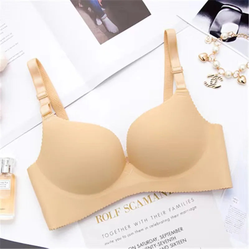 Seamless Bra Women Push Up Wire Free Adjustable Bralette Sexy Bras Straps Bright Summer Lingerie Bras Breathable Underwear - Charlie Dolly