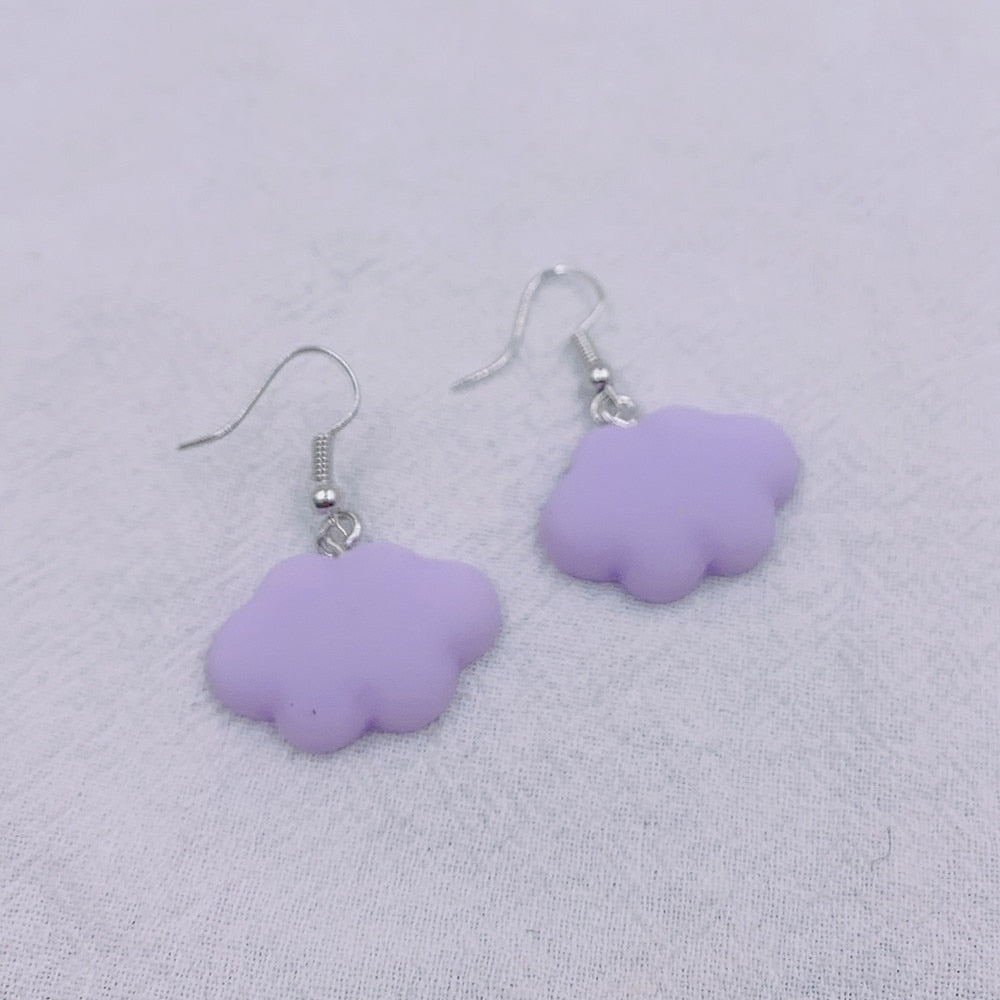 Fashion Cute Sweet Summer Cloud Drop Earrings Punk Jewelry For Cool Women Girl Friendship Gifts - Charlie Dolly
