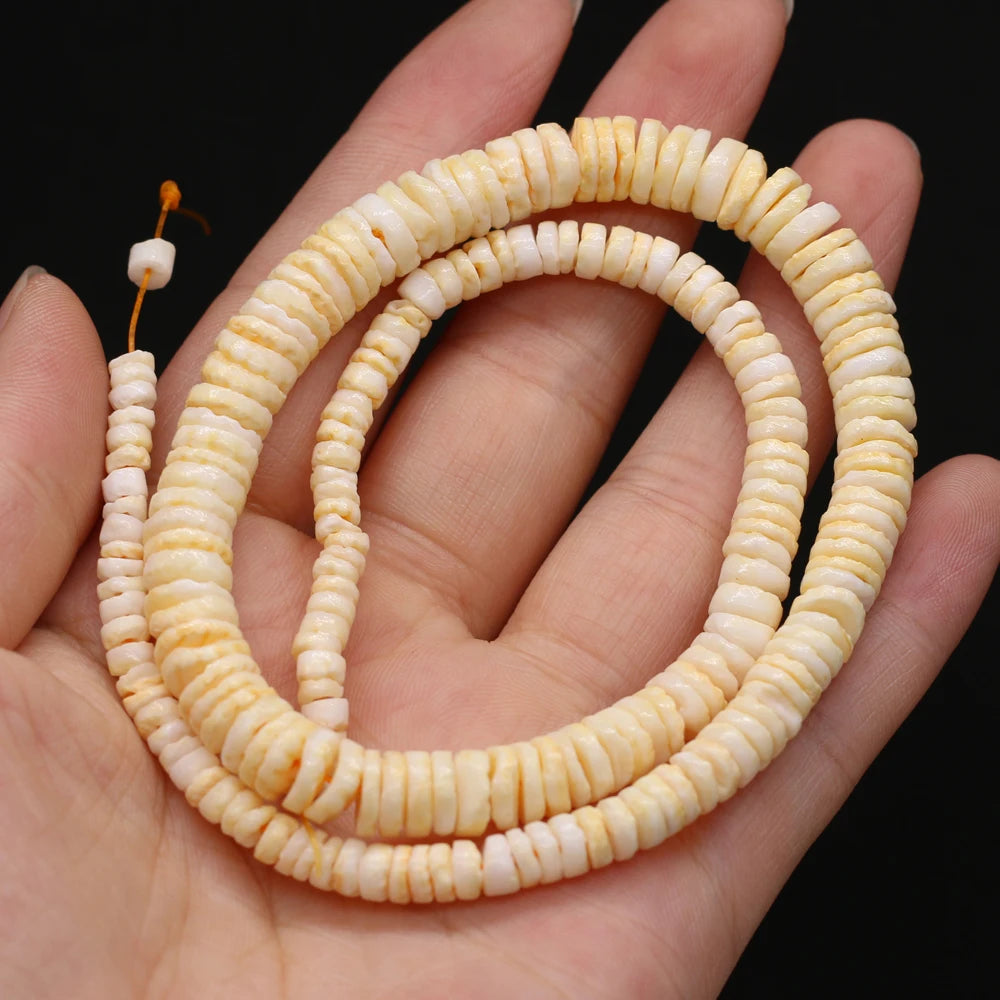 Natural Mother Of Pearl Shell Isolation Beads For Jewelry Making DIY Necklace Bracelet Earring Handiwork Sewing Craft Accessory