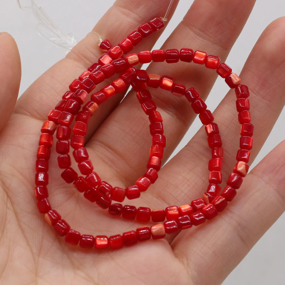 Natural Stone Sea Shell Multi-color Loosely Spaced Beads Can Be Used For DIY Bracelets, Necklaces, Earrings, Jewelry Making