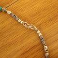 Nk246 Nepal India Jewelry Ethnic Mini Turquoises Beads Multi Brass Charm Strand Fashion Necklace For Woman - Charlie Dolly