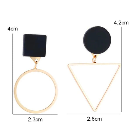 Black Leaf Pearl Crystal Long Earrings Jewelry