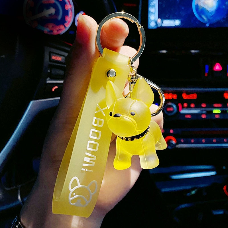 Cute Crystal Keychain Charm Tie The Bear Pendant For Women Bag Car KeyRing Mobile Phone Fine Jewelry Accessories Kids Girl Gift - Charlie Dolly