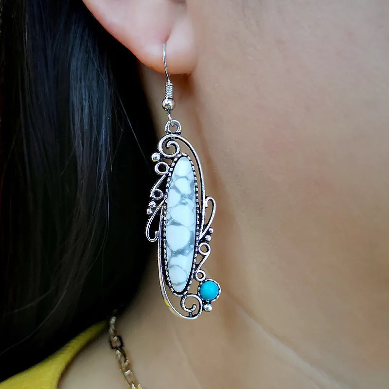 Boho Tropical Green Enamel Coconut Leaf Pearl Drop Earrings For Women Jewelry Statement Brincos Gold Dangle Earings Mujer Bijoux