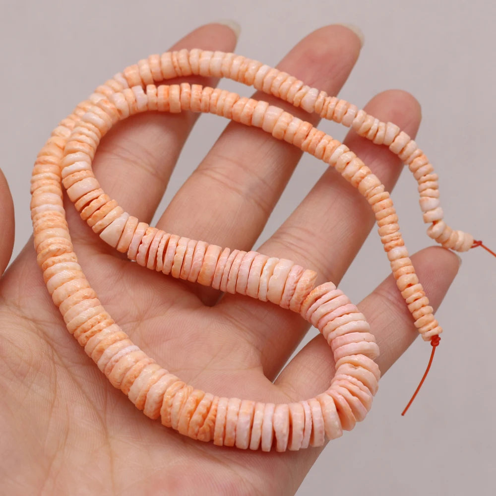 Natural Mother Of Pearl Shell Isolation Beads For Jewelry Making DIY Necklace Bracelet Earring Handiwork Sewing Craft Accessory