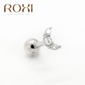 ROXI Small Crown Moon Star Lightning Constellation Stud Earrings for Women 925 Sterling Silver Piercing Earring Kolczyki Damskie - Charlie Dolly