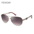 FENCHI Women Sunglasses DesignerTrendy Brand Vintage Pink Mirror Sun Glasses Ladies Cat Eye Eyewear Oculos Feminino De Sol - Charlie Dolly