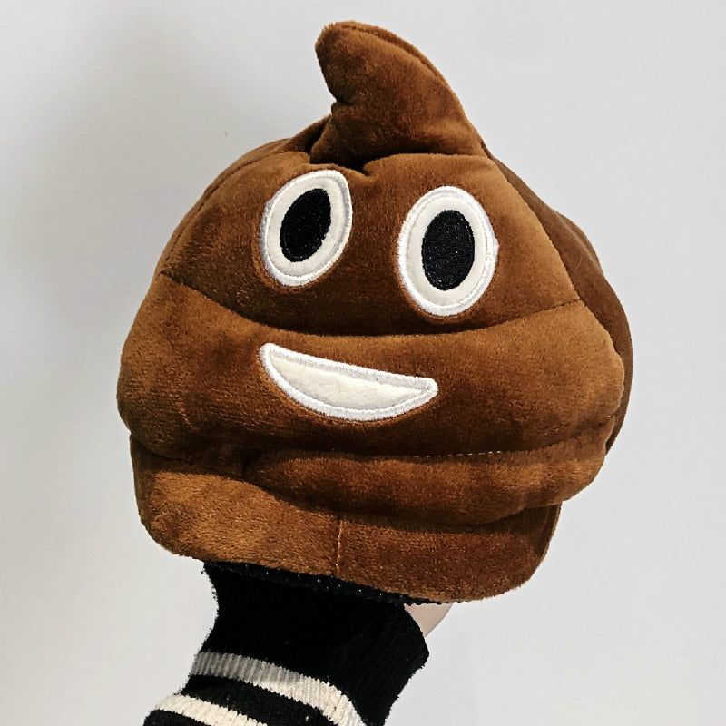 LLUUMIU Winter slippers women Shoes Warm Soft Indoor Slippers Men Plush Shoes Cute Funny Poop Home Flats Non-slip room slides - Charlie Dolly