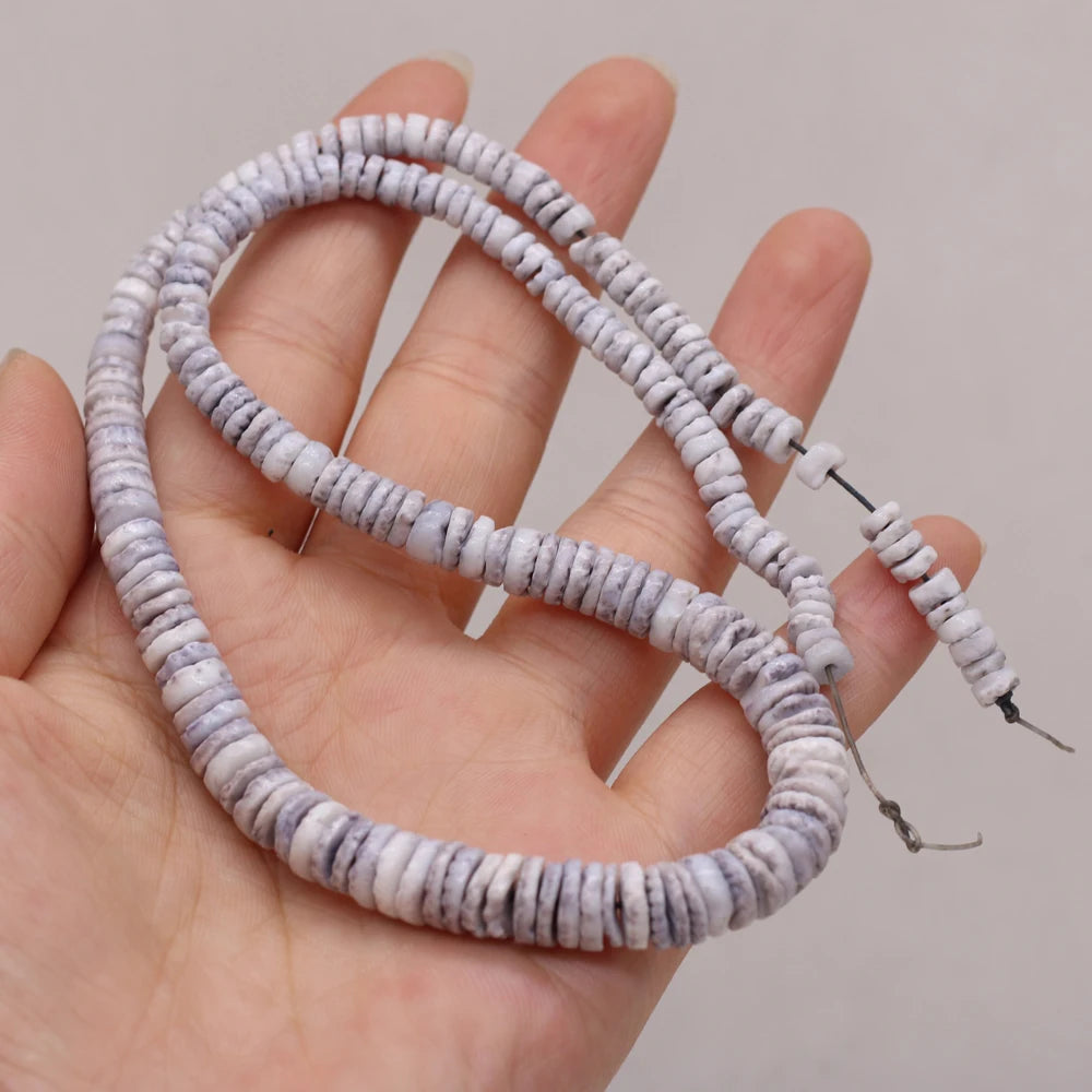 Natural Mother Of Pearl Shell Isolation Beads For Jewelry Making DIY Necklace Bracelet Earring Handiwork Sewing Craft Accessory
