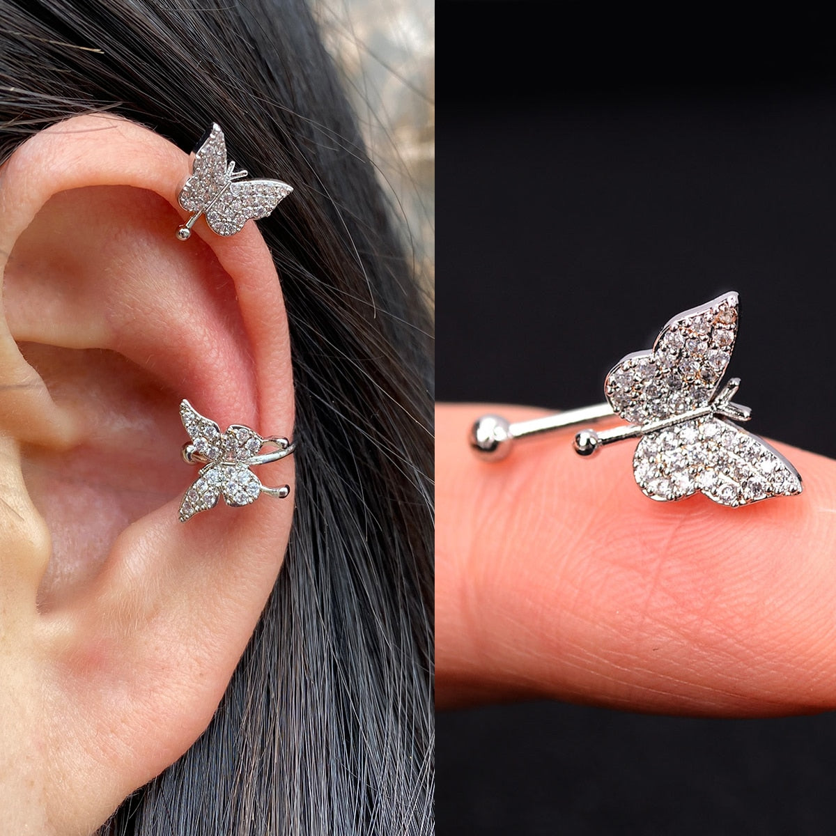 1Pcs Hot Sale Cute Metal Leaf Earcuff Clips On Earring for Women Girls No Fake Piercing Cartilage Earrings Ear Ring Without Hole