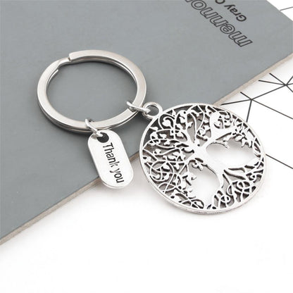 1Pc Tree KeyChain Thanksgiving Day Gift Keyring Handmade Party Souvenir Jewelry E2400