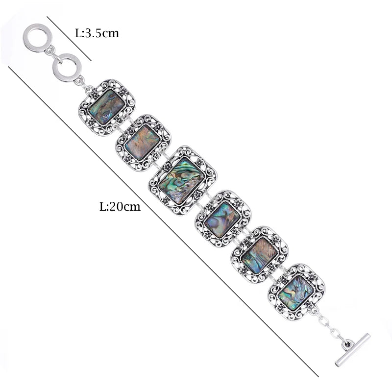 Fashion Ethnic Bohemian Bracelets Bangles For Women Natural Shells Vintage Beach Boho Adjustable Femme Bracelet Jewelry Gift