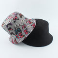 2021 New Fashion Korean Pink Cow Print Bucket Hat Women Reversible Fishing Cap Bob Chapeau Autumn Summer - Charlie Dolly