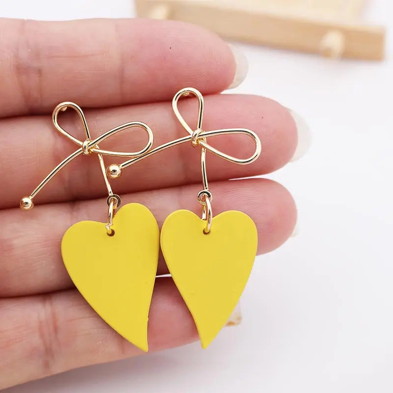 Red Earrings for Women Vintage Big Statement Long Dangle Earrings Wedding Bridal Boho Trendy Earrings Fashion Jewelry 2019