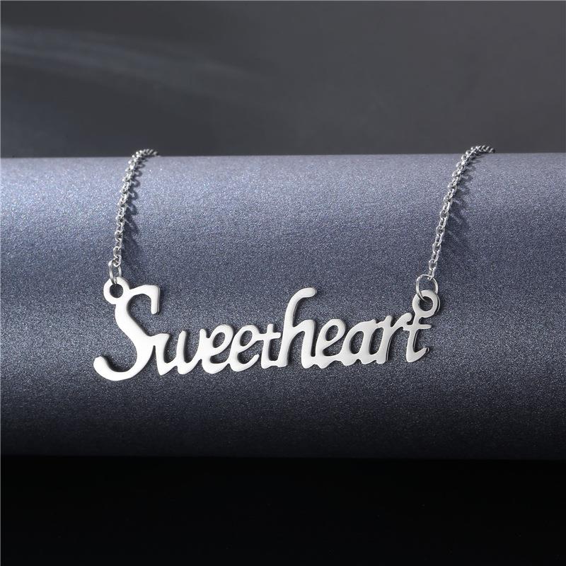 Lightning Pendant Necklace Chain 304 Stainless Steel Necklace for Women Men Party Ornament Jewelry Gift - Charlie Dolly