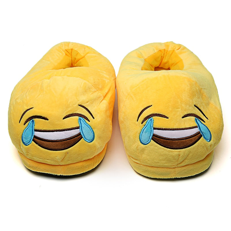 LLUUMIU Winter slippers women Shoes Warm Soft Indoor Slippers Men Plush Shoes Cute Funny Poop Home Flats Non-slip room slides - Charlie Dolly