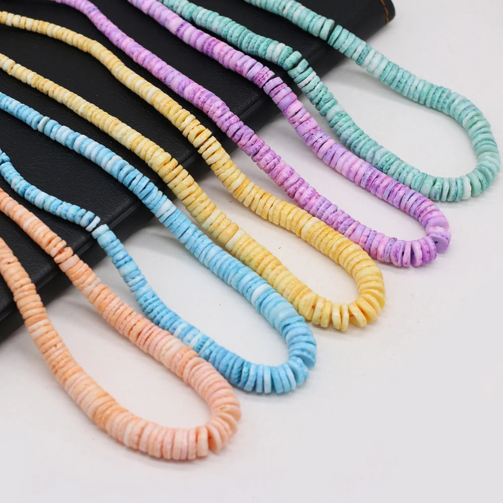 Natural Mother Of Pearl Shell Isolation Beads For Jewelry Making DIY Necklace Bracelet Earring Handiwork Sewing Craft Accessory