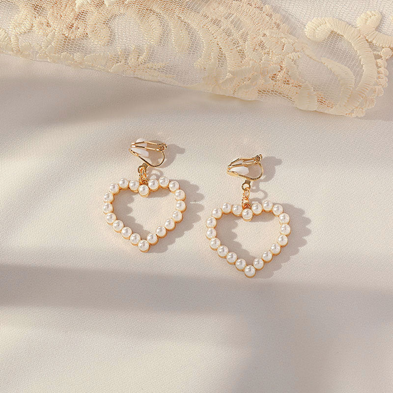 Ear Clips Without Pierced Ears Female Temperament Long Simple Ear Jewelry Thin Earrings Temperament Fashionable Exquisite - Charlie Dolly
