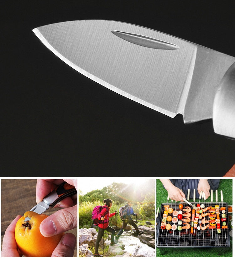 Mini Folding Knife Acrylic Sharp Edc Self-Defense Small Blade Cs Go Portable Keychain Hanging Outdoor Camping Unboxing Knife Hot - Charlie Dolly