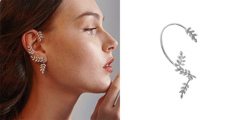 Korean Minimalist Pearl Ear Cuff Pearls Cross Clip Earrings Fake Piercing Ear cuff Women Clips Jewelry No Hole Ear Accessories