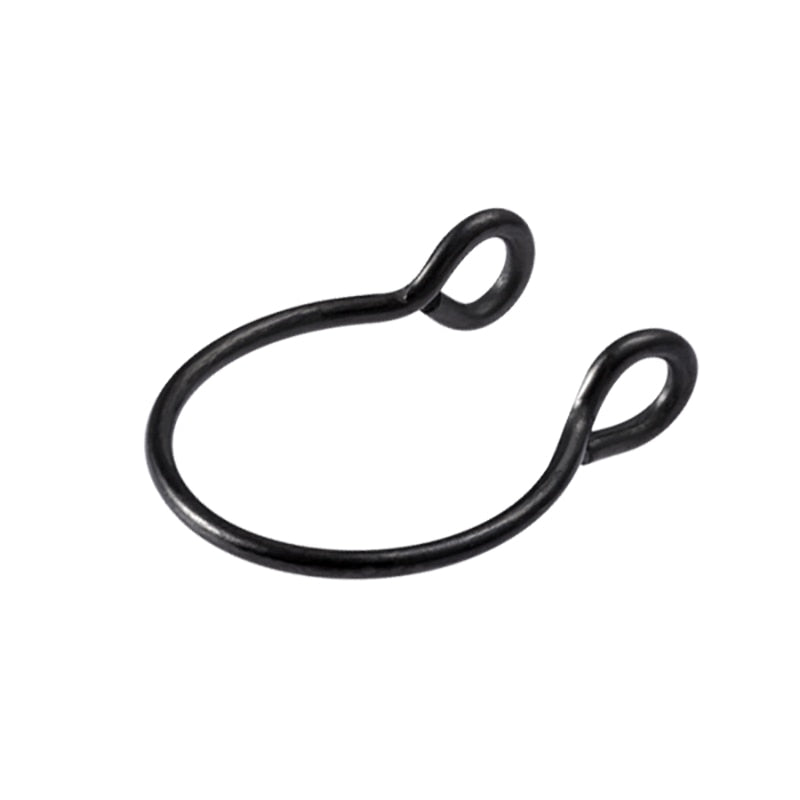 Fake Nose Ring Non Piercing Horseshoe Septum Piercing Magnetic Hoop Stainless Steel Reusable Magnet Punk for Women Jewelry Gifts - Charlie Dolly