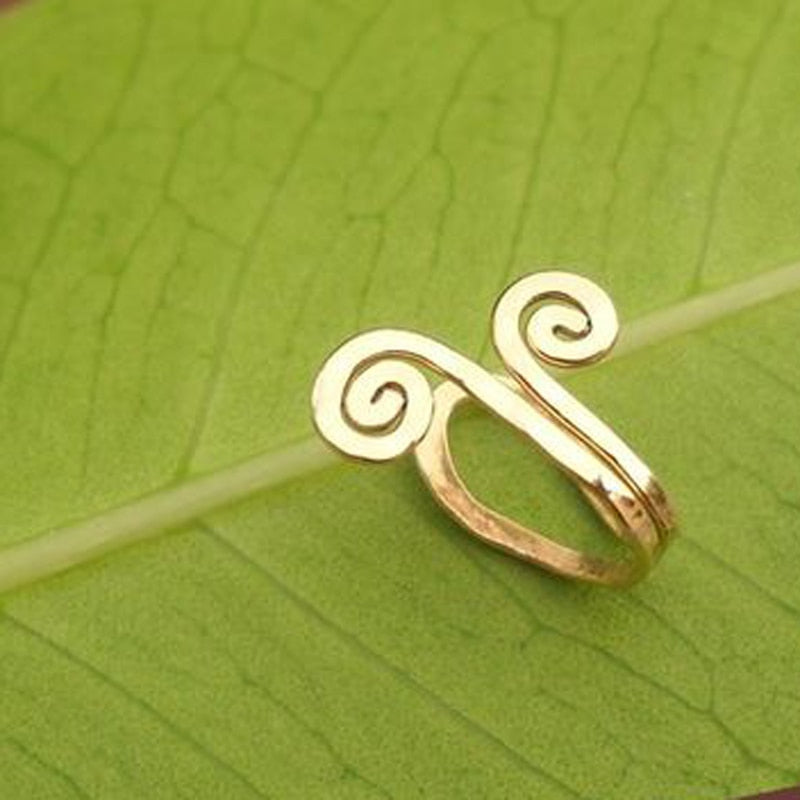 1pcs Copper Wire Spiral Fake Piercing Nose Ring  Gold Silver Color Clip Nose Ring Also Can Be Ear Clip Cuff Jewelry - Charlie Dolly