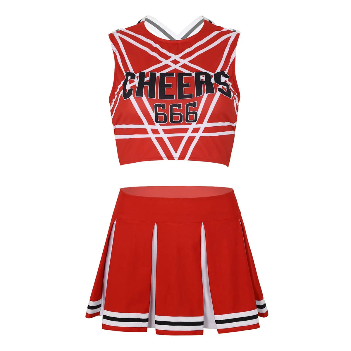 Women Femme Girls Japanese Schoolgirl Cosplay Uniform Adult Charming Cheerleader Sexy Costumes Set Halloween Roleplay Outfits - Charlie Dolly